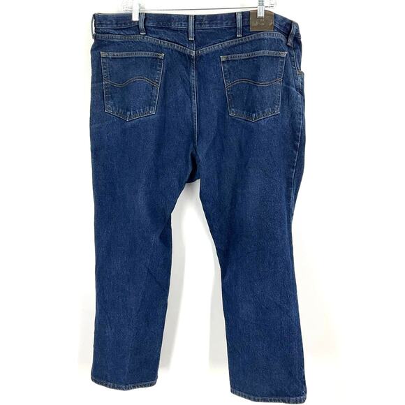 Lee Regular Fit Men’s Dark Blue Straight Leg Jeans Size 48x30 - Picture 2 of 6